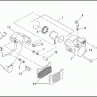 FLSTF 1BML FAT BOY (1994) Задний суппорт