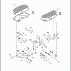 FXRP 1EFL SUPER GLIDE POLICE (FAIRING) (1993) FOOTBOARDS