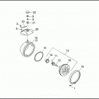 FXRP 1EDL SUPER GLIDE POLICE (WINDSHIELD) (1994) HEADLAMP - FXRP WINDSHIELD