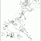 FLHTP 1DFL ELECTRA GLIDE STANDARD POLICE (FAIRING) (1993) FUEL TANK - FLHTP