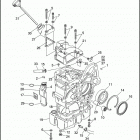 FXDL 1GDL DYNA LOW RIDER (1993) TRANSMISSION HOUSING & OIL TANK