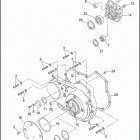 XL883HUG 4CEM SPORTSTER 883 HUGGER (1993) ACCESS DOOR & PRIMARY COVER