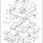 FLHTC 1DJL ELECTRA GLIDE CLASSIC (1993) LUGGAGE BOX (KING TOUR-PAK)