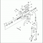 FLHTP-FRG DF93 ELECTRA GLIDE STANDARD POLICE (FRG/WND) (1993) FRONT BRAKE CONTROL