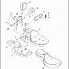 FXDL 1GDL DYNA LOW RIDER (1993) SEATS & SISSY BAR