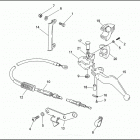 FLHTC 1DJL ELECTRA GLIDE CLASSIC (1993) Привод управления сцеплением