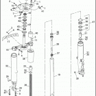 FLHTC 1DJL ELECTRA GLIDE CLASSIC (1993) Передняя вилка