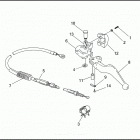 FXDL 1GDL DYNA LOW RIDER (1993) Привод управления сцеплением