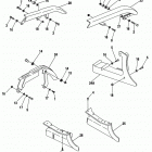 FXDS-CONV GGLP Dyna Glide Convertible (1993) REAR BELT GUARD