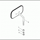 FLHR FD93 ROAD KING (1993) Зеркало