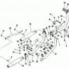 FXDS-CONV GGLP Dyna Glide Convertible (1993) EXHAUST SYSTEM - DYNA
