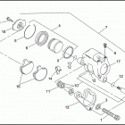 FLHR FD93 ROAD KING (1993) Передний суппорт
