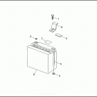 FLHR FD93 ROAD KING (1993) Аккумулятор