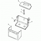 FXDS-CONV GGLP Dyna Glide Convertible (1993) BATTERY TRAY - DYNA