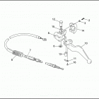 FXSTC 1BKL SOFTAIL CUSTOM (1991) Привод управления сцеплением