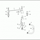 FLHTP 1DAL ELECTRA GLIDE STANDARD POLICE (WINDSHIELD) (1992) FRONT FORK AIR CONTROL - FLHTP