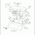 FLHTP 1DAL ELECTRA GLIDE STANDARD POLICE (WINDSHIELD) (1992) SADDLEBAGS - FLHTP