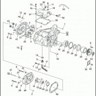 FLHTP-WND DA92 ELECTRA GLIDE STANDARD POLICE (FRG/WND) (1992) TRANSMISSION HOUSING