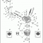 FLHTP-WND DA92 ELECTRA GLIDE STANDARD POLICE (FRG/WND) (1992) CYLINDERS, VALVES & HEADS V2
