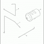 FXDC 1GCL SUPER GLIDE CUSTOM (1992) CALIFORNIA EVAPORATIVE EMISSIONS KIT