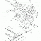 FXDC 1GCL SUPER GLIDE CUSTOM (1992) FRAME, REAR FORK & JIFFY STAND