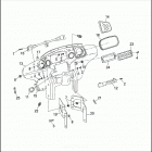 FLHTP 1DFL ELECTRA GLIDE STANDARD POLICE (FAIRING) (1992) INNER FAIRING - FLHTP