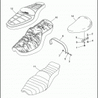 XL1200 1CAP SPORTSTER 1200 (1992) SEATS