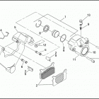 FLHTCU 1DPL ULTRA CLASSIC (1992) Задний суппорт