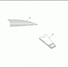 FLHTCU 1DPL ULTRA CLASSIC (1992) FUEL TANK TRIM
