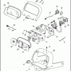 FLHTP-WND DA92 ELECTRA GLIDE STANDARD POLICE (FRG/WND) (1992) INSTRUMENTS - FLHTP