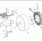 FLHTCU 1DPL ULTRA CLASSIC (1992) ALTERNATOR & REGULATOR