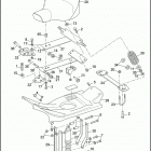 FLHTP 1DAL ELECTRA GLIDE STANDARD POLICE (WINDSHIELD) (1992) Сиденье