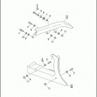 FXSTC 1BKL SOFTAIL CUSTOM (1991) REAR BELT GUARD