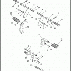 FXDC 1GCL SUPER GLIDE CUSTOM (1992) Подножки