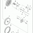 FXSTC 1BKL SOFTAIL CUSTOM (1991) Переднее колесо