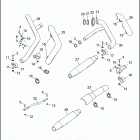 FXRP 1EDL SUPER GLIDE POLICE (WINDSHIELD) (1992) EXHAUST SYSTEM - FXRP