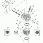 FXSTC 1BKL SOFTAIL CUSTOM (1991) CYLINDERS, HEADS & VALVES V2 ™ - REAR SHOWN
