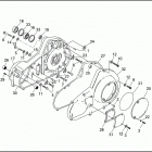 FLHTP 1DAL ELECTRA GLIDE STANDARD POLICE (WINDSHIELD) (1992) PRIMARY HOUSING