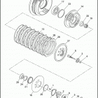 XL1200 1CAP SPORTSTER 1200 (1992) Сцепление