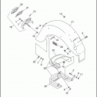 FLHTCU 1DPL ULTRA CLASSIC (1992) Задний бампер