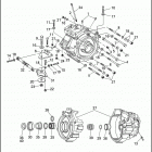 FLHTCU 1DPL ULTRA CLASSIC (1992) Картер двигателя