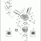FLHTCU 1DPL ULTRA CLASSIC (1992) CYLINDERS, HEADS & VALVES V2 ™ - REAR SHOWN