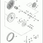 FLHTCU 1DPL ULTRA CLASSIC (1992) Заднее колесо