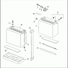 FLHTP 1DAL ELECTRA GLIDE STANDARD POLICE (WINDSHIELD) (1992) Аккумулятор