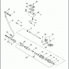 FXR EA92 SUPER GLIDE (1992) Тормозной цилиндр задний