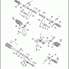 FXR EA92 SUPER GLIDE (1992) Подножки
