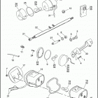 FXR EA92 SUPER GLIDE (1992) TAIL LAMP & REAR TURN SIGNALS