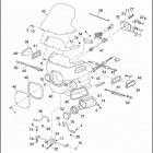 FXRP 1EDL SUPER GLIDE POLICE (WINDSHIELD) (1992) WINDSHIELD & FAIRING - FXRP