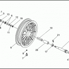 TLE SG92 STANDARD SIDECAR (1992) SIDECAR WHEEL - TLE & RLE