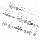 FLHTCU 1DPL ULTRA CLASSIC (1992) TRANSMISSION GEARS